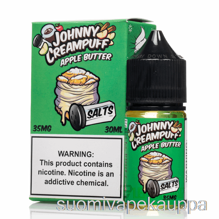 Vape Netistä Omenavoi - Johnny Creampuff Suolat - 30ml 35mg